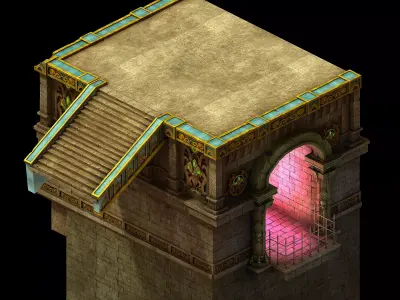 Funeral Land - Platform 3D model