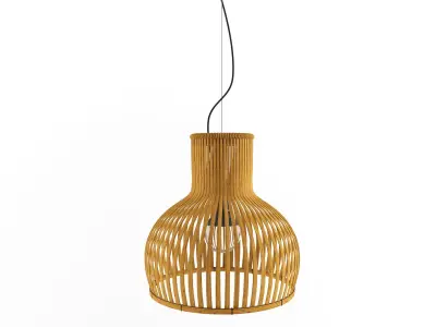 Lamp Rattan 5 3D model