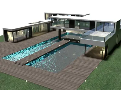 Modern Villa 3D model
