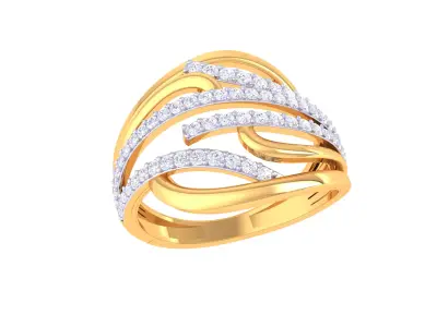   Women Ring MTL 3dm STL OBJ FBX Details 3D print model 3