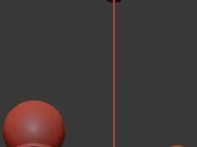 Og Contrapesso 8quot Globe Led Pendant Rejuvenation 3D model