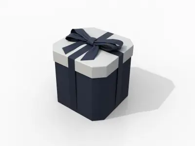  Gift Boxes - 5-Pack with Tied Ribbon Bow 