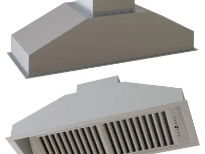 Zline kitchen appliances set 3D model