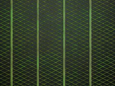 Green Painted Metal Grill Transparent PBR Seamless Texture