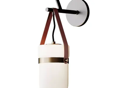 Contemporary Pill Capsule Wall Lighting 3D model