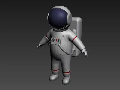 Astronaut Character 3D model
