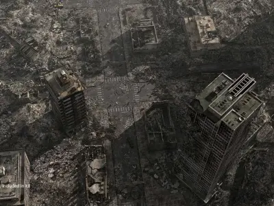  The FALL kit - destroyed city 