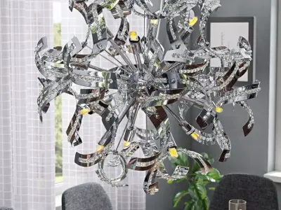 Fritz Light Globe Chandelier 3D model