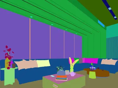 Design Interior Entertaiment Room Kiyomi Low-poly 3D model