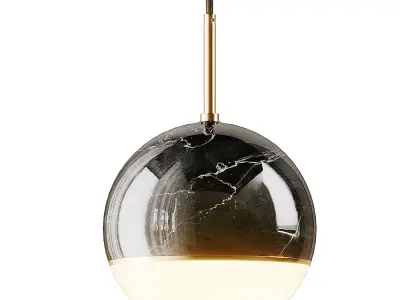 Globe Marble Lighting 3D model