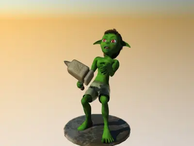 Goblin troll 3D model