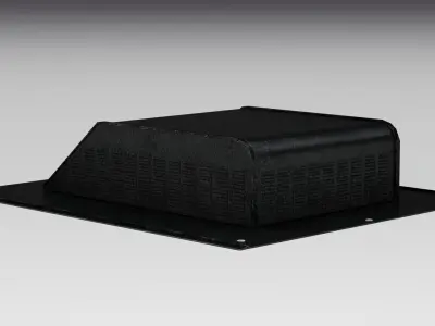 Box Vent 01 Low-poly 3D model