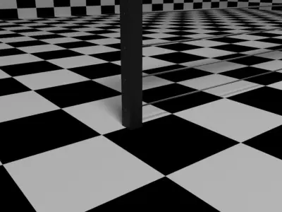 Cable Railing Style 1 3D model