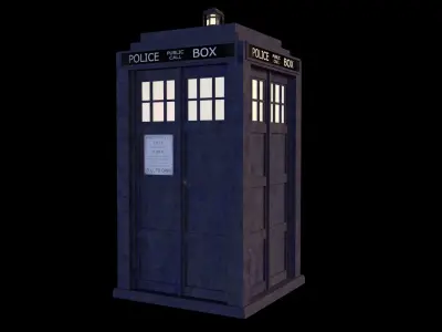 The 10th Doctors Tardis 3D model
