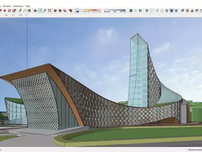 Sketchup Cultral Center G6 3D model