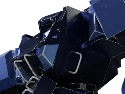 GridLock Grunt Low-poly 3D model