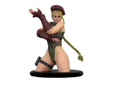 Cammy from Street Fighter 6 3D print model
