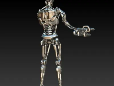Terminator T800 STL 3D print model
