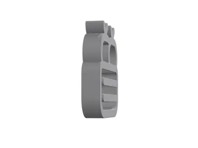 3d apple crate Low-poly 3D model