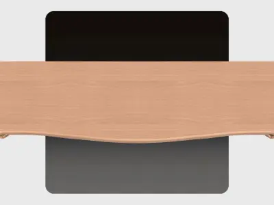 Carved tv table for CNC 02 3D model