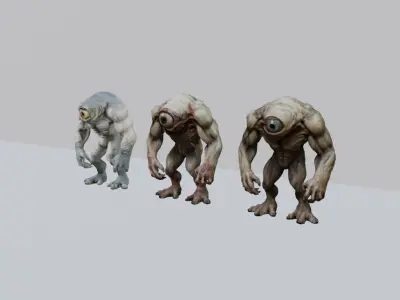 3D Cyclops Guardian 3D model