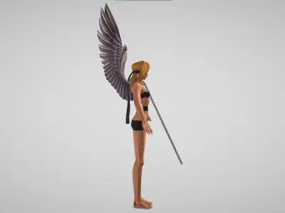 Angel - Shin Megami Tensei Liberation Dx2 - Plus Animations Low-poly 3D model