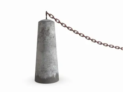 Chain Barrier Free 3D model