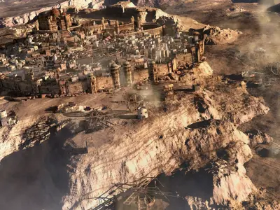 MiddleEast City Fantasy Desert Arab City 3D model