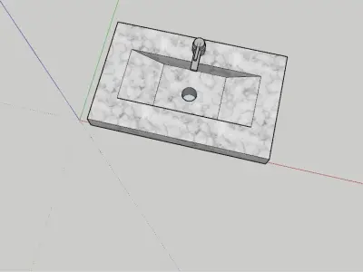 Rectangle Sink  3D model
