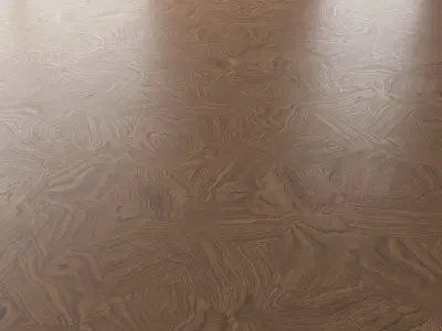 Parquet Oak Black Walnut Firestop set 7 3D model