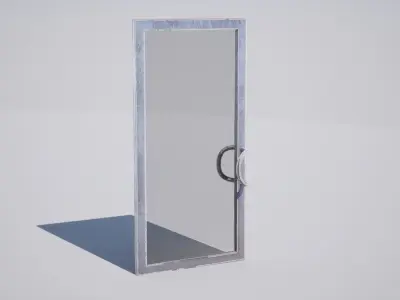 Door Window Low-poly 3D model