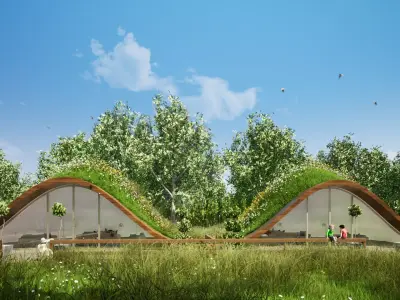 GRASSY HOME Low-poly 3D model