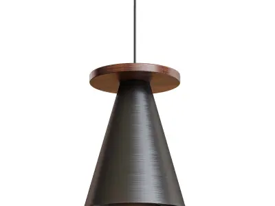 PIET CONE WOOD Low-poly 3D model