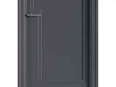 Modern entrance door 52 3D model