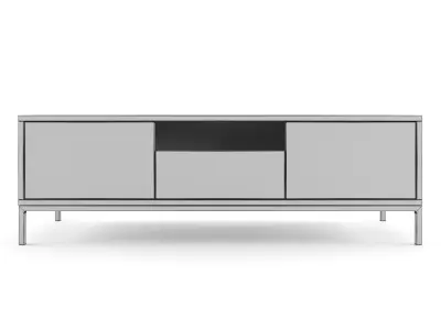 Meuble TV Dover Seaford avec 2 portes et tiroir 3D model