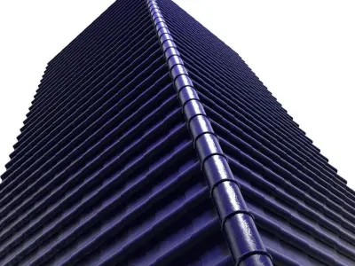 3d adjustable roof tiles 3D model