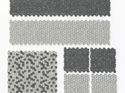 Paving Ngon road 3D model