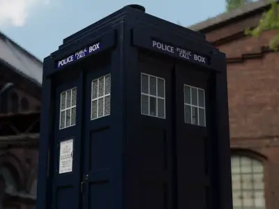 Mark 2 Metropolitan Police Box 3D model