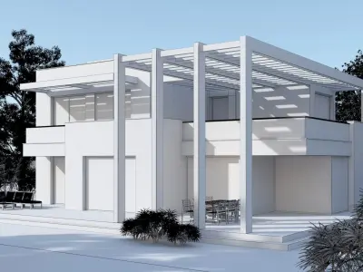 Modern Villa Design 3D model