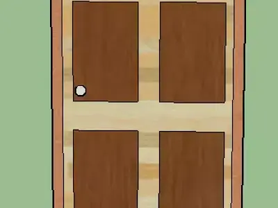 Door Pack  Low-poly 3D model