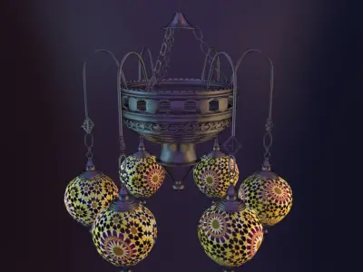 Moesia Kandela lamp TMPS615T 3D model