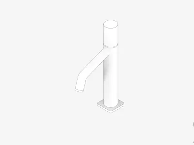 Basin Mixer - Luxury - Two Low-poly 3D model