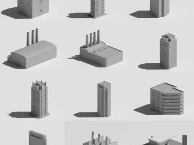 Buildings Collection house 3D model