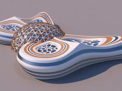 0091 - Organic Building 3D model