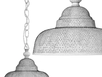 Lowell by Currey   Company Pendant Light 3D model