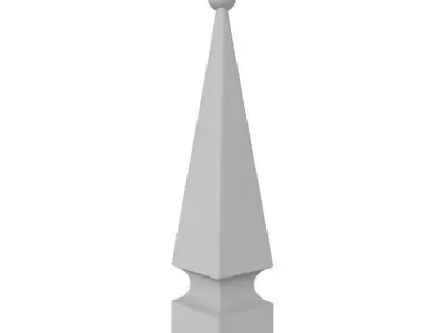 Peak 6 octagon 3D model