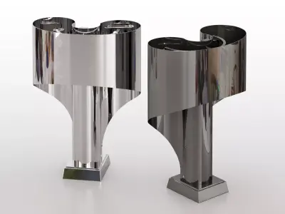 South Beach Table Lamp Free 3D model