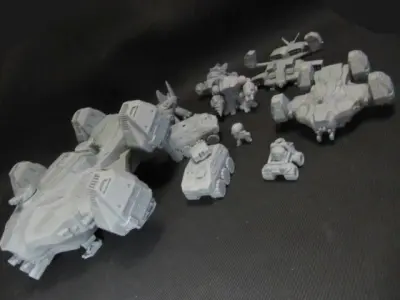 CHIBI-TECH SD - BATTLE BUGGY 3D print model