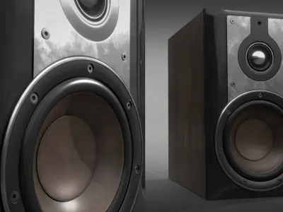 Hi-Fi Speakers 3D model