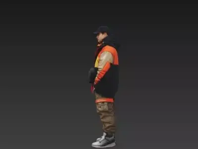Urban Hypebeast - Modern Streetwear Character 3D model
